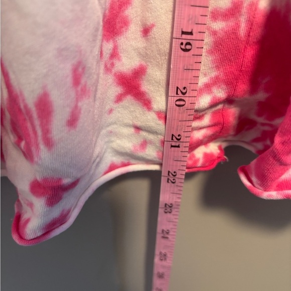 Free People Anytime Tie Dye Tank Hot Hibiscus Combo - Picture 10 of 10